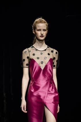 080 Barcelona Fashion Week - Justicia Ruano Modenschau February 2, 2017 - Barcelona, Catalonia, Spain - A model walks the runway at the Justicia Ruano fashion show presenting the new Hedonism collection during 080 Barcelona Fashion Week Barcelona Spain - ZUMAo105 20170202_zap_o105_259 Copyright: xMatthiasxOesterlex