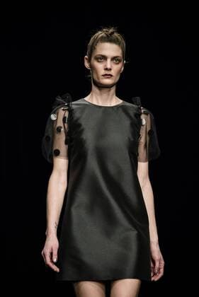 080 Barcelona Fashion Week - Justicia Ruano Modenschau February 2, 2017 - Barcelona, Catalonia, Spain - A model walks the runway at the Justicia Ruano fashion show presenting the new Hedonism collection during 080 Barcelona Fashion Week Barcelona Spain - ZUMAo105 20170202_zap_o105_260 Copyright: xMatthiasxOesterlex