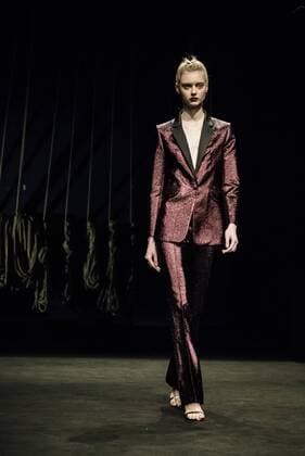 080 Barcelona Fashion Week - Justicia Ruano Modenschau February 2, 2017 - Barcelona, Catalonia, Spain - A model walks the runway at the Justicia Ruano fashion show presenting the new Hedonism collection during 080 Barcelona Fashion Week Barcelona Spain - ZUMAo105 20170202_zap_o105_272 Copyright: xMatthiasxOesterlex