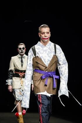 080 Barcelona Fashion Week - Brain & Beast Modenschau February 2, 2017 - Barcelona, Catalonia, Spain - A model walks the runway at the Brain & Beast fashion show presenting the new Trilogy Vol. I Playback Winter 2017-18 collection during 080 Barcelona Fashion Week Barcelona Spain - ZUMAo105 20170202_zap_o105_304 Copyright: xMatthiasxOesterlex