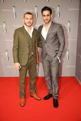 Edin Hasanovic und Karim Günes bei der Verleihung Deutscher Fernsehpreis am 02.02.17 in Düsseldorf Deutscher Fernsehpreis Verleihung 2017 in Duesseldorf 