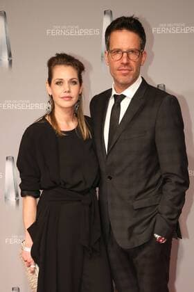Felicitas Woll und Tim Bergmann bei der Verleihung Deutscher Fernsehpreis am 02.02.17 in Düsseldorf Deutscher Fernsehpreis Verleihung 2017 in Duesseldorf 