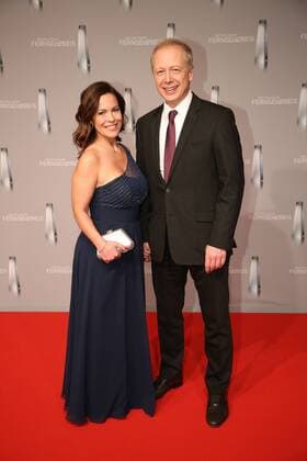 Tom Buhrow und Daniela Boff bei der Verleihung Deutscher Fernsehpreis am 02.02.17 in Düsseldorf Deutscher Fernsehpreis Verleihung 2017 in Duesseldorf 