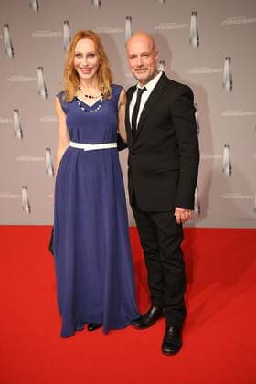 Andrea Sawatzki und Christian Berkel bei der Verleihung Deutscher Fernsehpreis am 02.02.17 in Düsseldorf Deutscher Fernsehpreis Verleihung 2017 in Duesseldorf 
