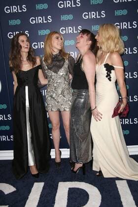 February 2, 2017 - New York, New York, U.S. - ALLISON WILLIAMS, ZOSIA MAMET, LENA DUNHAM, JEMIMA KIRKE attend the New York premiere of the sixth and final season of Girls on HBO.February 2, 2017.Alice Tully Hall, Lincoln Center, NYC.Photos by , Photos Inc.2017 New York U.S. - ZUMAms4_ 20170202_zaf_ms4_007 Copyright: xSoniaxMoskowitzx