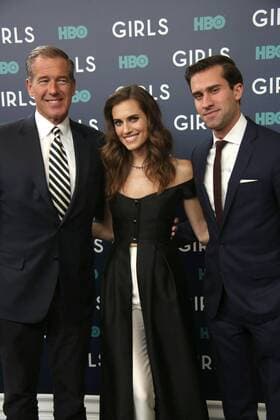 February 2, 2017 - New York, New York, U.S. - BRIAN WILLIAMS, ALLISON WILLIAMS, DOUGLAS WILLIAMS attend the New York premiere of the sixth and final season of Girls on HBO.February 2, 2017.Alice Tully Hall, Lincoln Center, NYC.Photos by , Photos Inc.2017 New York U.S. - ZUMAms4_ 20170202_zaf_ms4_012 Copyright: xSoniaxMoskowitzx