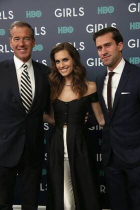 February 2, 2017 - New York, New York, U.S. - BRIAN WILLIAMS, ALLISON WILLIAMS, DOUGLAS WILLIAMS attend the New York premiere of the sixth and final season of Girls on HBO.February 2, 2017.Alice Tully Hall, Lincoln Center, NYC.Photos by , Photos Inc.2017 New York U.S. - ZUMAms4_ 20170202_zaf_ms4_011 Copyright: xSoniaxMoskowitzx