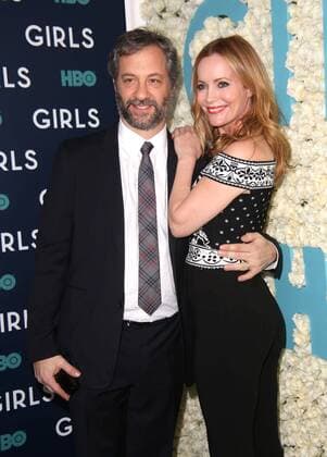 February 2, 2017 - New York, New York, U.S. - JUDD APATOW, LESLIE MANN attend the New York premiere of the sixth and final season of Girls on HBO.February 2, 2017.Alice Tully Hall, Lincoln Center, NYC.Photos by , Photos Inc.2017 New York U.S. - ZUMAms4_ 20170202_zaf_ms4_025 Copyright: xSoniaxMoskowitzx