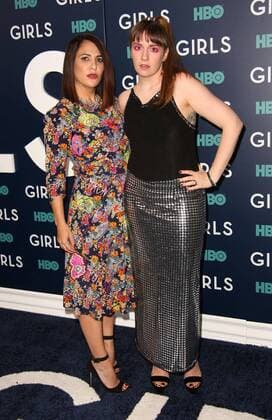February 2, 2017 - New York, New York, U.S. - JENNI KONNER, LENA DUNHAM attend the New York premiere of the sixth and final season of Girls on HBO.February 2, 2017.Alice Tully Hall, Lincoln Center, NYC.Photos by , Photos Inc.2017 New York U.S. - ZUMAms4_ 20170202_zaf_ms4_034 Copyright: xSoniaxMoskowitzx