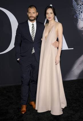 Jamie Dornan & Dakota Johnson 50 SHADES DARKER FILM PREMIERE Los Angeles Patrick Rideaux PicturePerfect