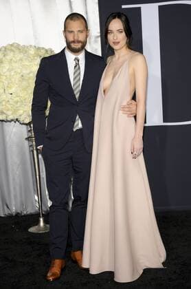 Jamie Dornan & Dakota Johnson 50 SHADES DARKER FILM PREMIERE Los Angeles Patrick Rideaux PicturePerfect