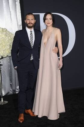 February 2, 2017 - Hollywood, California, U.S. - Jamie Dornan, Dakota Johnson attends the Los Angeles Premiere of Fifty Shades Darker held at the Theater at Ace Hotel in Los Angeles, California on February 2, 2017. 2017. Hollywood U.S. - ZUMAl86_ 20170202_zaf_l86_072 Copyright: xDavexLongendykex