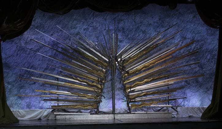 NYC: John Varvatos Fall 2017 Stage design for John Varvatos collection during New York Mens Fashion Week Fall 2017 in Diamond Horseshoe  LevxRadin