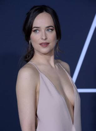 Cast member Dakota Johnson attends the Fifty Shades Darker premiere at the Ace Hotel Theatre in Los Angeles on February 2, 2017. Storyline: While Christian wrestles with his inner demons, Anastasia must confront the anger and envy of the women who came before her.  LAP2017020206 JIMxRUYMEN