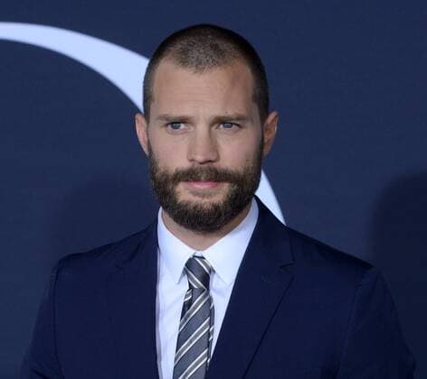 Cast member Jamie Dornan attends the Fifty Shades Darker premiere at the Ace Hotel Theatre in Los Angeles on February 2, 2017. Storyline: While Christian wrestles with his inner demons, Anastasia must confront the anger and envy of the women who came before her.  LAP2017020215 JIMxRUYMEN