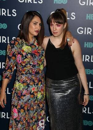 February 2, 2017 - New York, New York, U.S. - Producer JENNI KONNER and LENA DUNHAM attend the New York premiere of the HBO show Girls 6th and final season held at Alice Tully Hall at Lincoln Center. New York U.S. - ZUMAk03_ 20170202_zaf_k03_120 Copyright: xNancyxKaszermanx