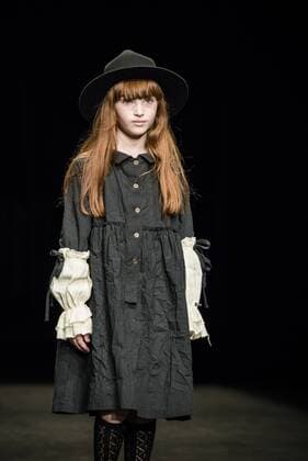 February 3, 2017 - Barcelona, Catalonia, Spain - A model walks the runway at the Little Creative Factory fashion show presenting the new La edad de los suenos... collection during 080 Barcelona Fashion Week Barcelona Spain - ZUMAo105 20170203_zap_o105_005 Copyright: xMatthiasxOesterlex