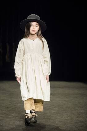 February 3, 2017 - Barcelona, Catalonia, Spain - A model walks the runway at the Little Creative Factory fashion show presenting the new La edad de los suenos... collection during 080 Barcelona Fashion Week Barcelona Spain - ZUMAo105 20170203_zap_o105_022 Copyright: xMatthiasxOesterlex
