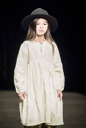 February 3, 2017 - Barcelona, Catalonia, Spain - A model walks the runway at the Little Creative Factory fashion show presenting the new La edad de los suenos... collection during 080 Barcelona Fashion Week Barcelona Spain - ZUMAo105 20170203_zap_o105_023 Copyright: xMatthiasxOesterlex