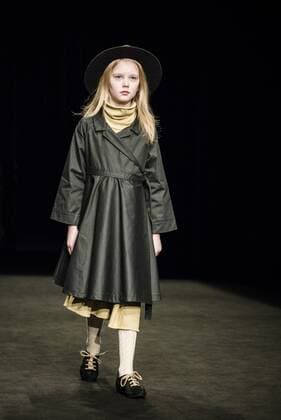 February 3, 2017 - Barcelona, Catalonia, Spain - A model walks the runway at the Little Creative Factory fashion show presenting the new La edad de los suenos... collection during 080 Barcelona Fashion Week Barcelona Spain - ZUMAo105 20170203_zap_o105_024 Copyright: xMatthiasxOesterlex