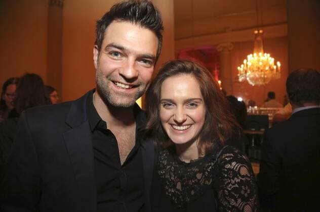Alma Hasun mit Begleitung bei der Premierenparty zum Theaterstück Heilig Abend im Theater in der Josefstadt. Wien, 02.02.2017 Foto:xF.xJ.xMorgenbesserx xFuturexImage