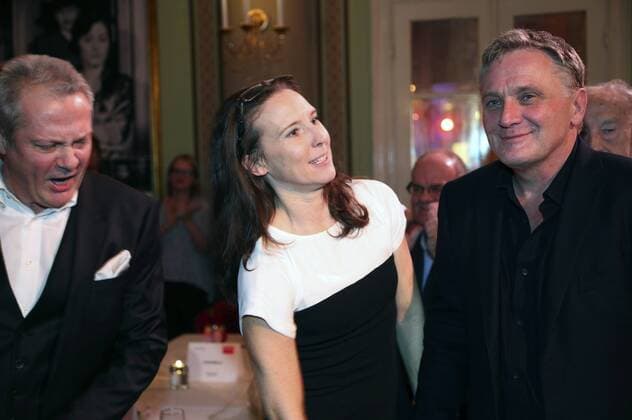 Herbert Föttinger, Maria Köstlinger und Bernhard Schir bei der Premierenparty zum Theaterstück Heilig Abend im Theater in der Josefstadt. Wien, 02.02.2017 Foto:xF.xJ.xMorgenbesserx xFuturexImage