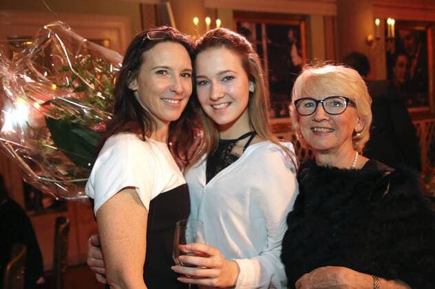 Maria Köstlinger mit Tochter und Mutter bei der Premierenparty zum Theaterstück Heilig Abend im Theater in der Josefstadt. Wien, 02.02.2017 Foto:xF.xJ.xMorgenbesserx xFuturexImage