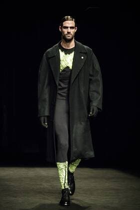 February 3, 2017 - Barcelona, Catalonia, Spain - A model walks the runway at the Es Collection fashion show presenting the new Shade collection during 080 Barcelona Fashion Week Barcelona Spain - ZUMAo105 20170203_zap_o105_055 Copyright: xMatthiasxOesterlex