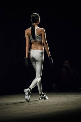 February 3, 2017 - Barcelona, Catalonia, Spain - A model walks the runway at the Es Collection fashion show presenting the new Shade collection during 080 Barcelona Fashion Week Barcelona Spain - ZUMAo105 20170203_zap_o105_058 Copyright: xMatthiasxOesterlex