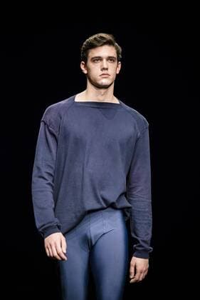 February 3, 2017 - Barcelona, Catalonia, Spain - A model walks the runway at the Punto Blanco fashion show presenting the new Harmony collection during 080 Barcelona Fashion Week Barcelona Spain - ZUMAo105 20170203_zap_o105_080 Copyright: xMatthiasxOesterlex