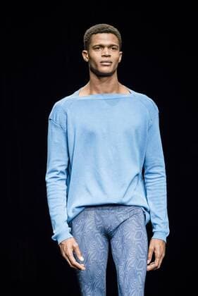 February 3, 2017 - Barcelona, Catalonia, Spain - A model walks the runway at the Punto Blanco fashion show presenting the new Harmony collection during 080 Barcelona Fashion Week Barcelona Spain - ZUMAo105 20170203_zap_o105_083 Copyright: xMatthiasxOesterlex