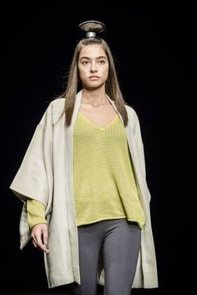February 3, 2017 - Barcelona, Catalonia, Spain - A model walks the runway at the Punto Blanco fashion show presenting the new Harmony collection during 080 Barcelona Fashion Week Barcelona Spain - ZUMAo105 20170203_zap_o105_087 Copyright: xMatthiasxOesterlex