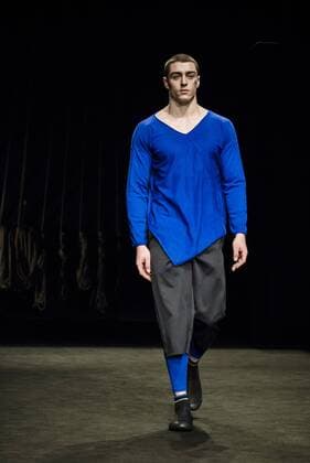February 3, 2017 - Barcelona, Catalonia, Spain - A model walks the runway at the Punto Blanco fashion show presenting the new Harmony collection during 080 Barcelona Fashion Week Barcelona Spain - ZUMAo105 20170203_zap_o105_097 Copyright: xMatthiasxOesterlex
