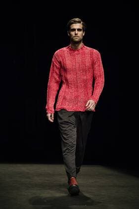 February 3, 2017 - Barcelona, Catalonia, Spain - A model walks the runway at the Punto Blanco fashion show presenting the new Harmony collection during 080 Barcelona Fashion Week Barcelona Spain - ZUMAo105 20170203_zap_o105_101 Copyright: xMatthiasxOesterlex