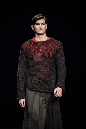 February 3, 2017 - Barcelona, Catalonia, Spain - A model walks the runway at the Punto Blanco fashion show presenting the new Harmony collection during 080 Barcelona Fashion Week Barcelona Spain - ZUMAo105 20170203_zap_o105_104 Copyright: xMatthiasxOesterlex