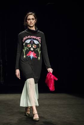 080 Barcelona Fashion Week - Bohemian Rhapsody Modenschau February 3, 2017 - Barcelona, Catalonia, Spain - A model walks the runway at the Aldomartins fashion show presenting the new Bohemian Rhapsody collection during 080 Barcelona Fashion Week Barcelona Spain - ZUMAo105 20170203_zap_o105_120 Copyright: xMatthiasxOesterlex