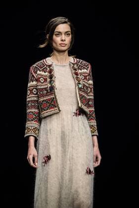 080 Barcelona Fashion Week - Bohemian Rhapsody Modenschau February 3, 2017 - Barcelona, Catalonia, Spain - A model walks the runway at the Aldomartins fashion show presenting the new Bohemian Rhapsody collection during 080 Barcelona Fashion Week Barcelona Spain - ZUMAo105 20170203_zap_o105_135 Copyright: xMatthiasxOesterlex