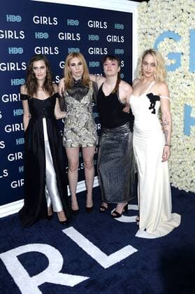 Allison Williams, Zosia Mamet, Lena Dunham und Jemima Kirke bei der Premiere der sechsten und finalen Staffel der HBO TV-Serie Girls in derAlice Tully Hall im Lincoln Center. New York, 02.02.2017 Foto:xD.xVanxTinex xFuturexImage