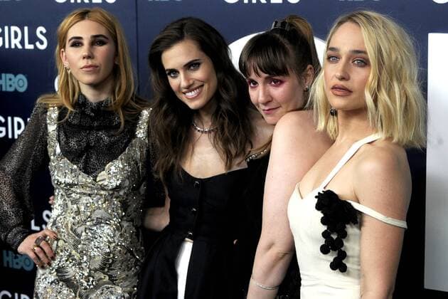 Allison Williams, Zosia Mamet, Lena Dunham und Jemima Kirke bei der Premiere der sechsten und finalen Staffel der HBO TV-Serie Girls in derAlice Tully Hall im Lincoln Center. New York, 02.02.2017 Foto:xD.xVanxTinex xFuturexImage