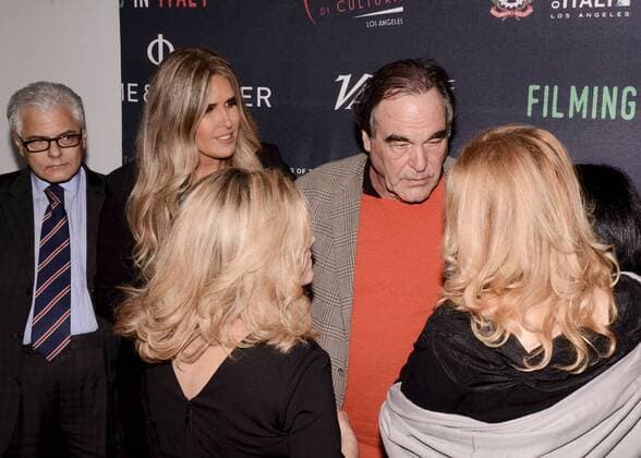 Oliver Stone attneds the LA Premiere of Ukraine On Fire where Oliver Stone Receives Baume and Mercer Special Award at the Italian Institute of Coulture on Friday February 3, 2017. 2017 - USA - Oliver Stone Receives Baume and Mercer Special Award.  Copyright: xBillyxBennightx
