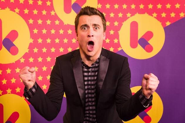 actor and singer Niels Destadsbader pictured during the Gala van de Gouden K s award show, organized by Flemish children s television channel Ketnet, Saturday 04 February 2017 in Brussels.  JAMESxARTHURxGEKIERE 05039921