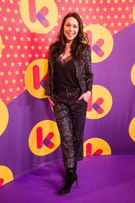 Kristel Verbeke, Manager of K3 pictured during the Gala van de Gouden K s award show, organized by Flemish children s television channel Ketnet, Saturday 04 February 2017 in Brussels.  JAMESxARTHURxGEKIERE 05039993