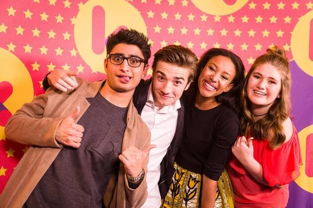 4EVER pictured during the Gala van de Gouden K s award show, organized by Flemish children s television channel Ketnet, Saturday 04 February 2017 in Brussels.  JAMESxARTHURxGEKIERE 05040014