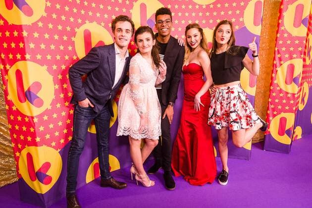 D5R pictured during the Gala van de Gouden K s award show, organized by Flemish children s television channel Ketnet, Saturday 04 February 2017 in Brussels.  JAMESxARTHURxGEKIERE 05040010