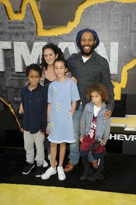 Ziggy Marley & wife Orley Marley THE LEGO BATMAN MOVIE FILM PREMIERE Los Angeles Patrick Rideaux PicturePerfect