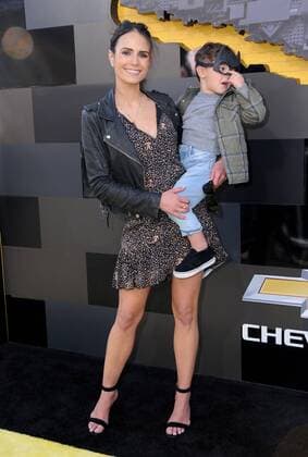 February 4, 2017 - Westwood, CA, United States - 04 February 2017 - Westwood, California - Jordana Brewster, Julian Form-Brewster. Premiere of Warner Bros. Pictures The LEGO Batman Movie held at the Regency Village Theater. Photo Credit: AdMedia Westwood United States - ZUMAa123 20170204_zaa_a123_342 Copyright: xBirdiexThompsonx