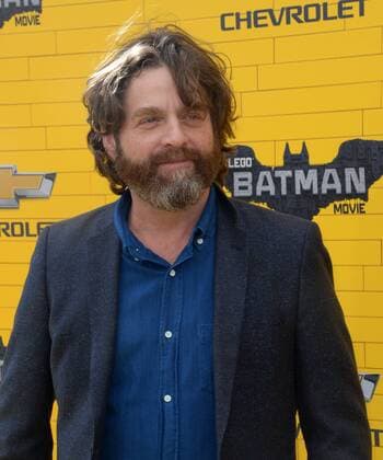 Cast member Zach Galifinakis, the voice of the Joker attends the premiere of the animated fantasy The LEGO Batman Movie at the Regency Village Theatre in the Westwood section of Los Angeles on February 4, 2017. Storyline: Bruce Wayne must not only deal with the criminals of Gotham City, but also the responsibility of raising a boy he adopted.  LAP2017020482 JIMxRUYMEN