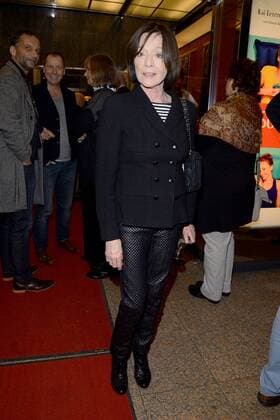 Susanne Juhnke Ankunft zur Premiere Im Sommer wohnt er unten in der Komoedie am Kudamm in Berlin am 05.02.2017