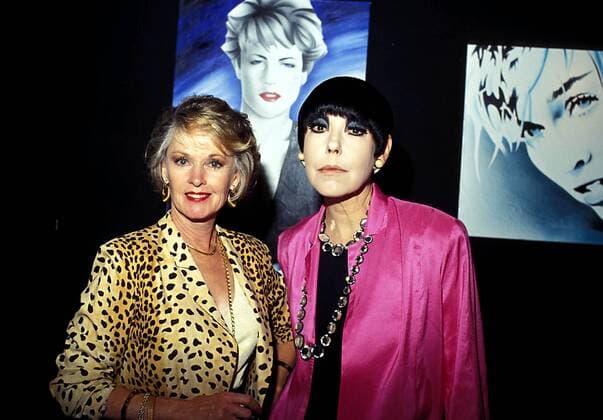 TIPPI HEDREN AND PEGGY MOFFITT. BOB NOBLE- 1991.TIPPIHEDRENRETRO - ZUMAg49_ 20050823_gaf_g49_040 Copyright: xBobxNoblex