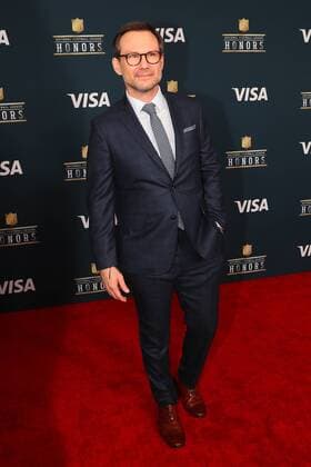 HOUSTON, TX - FEBRUARY 04: Actor Christian Slater on the Red Carpet at the 2017 NFL Honors on February 04, 2017, at the Wortham Theater Center in Houston, Texas. (Photo by Rich Graessle Icon Sportswire) EDITORIAL USE ONLY 276516